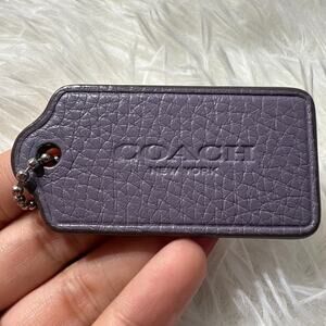 2” COACH Fob Bag Charm Hang tag Hangtag